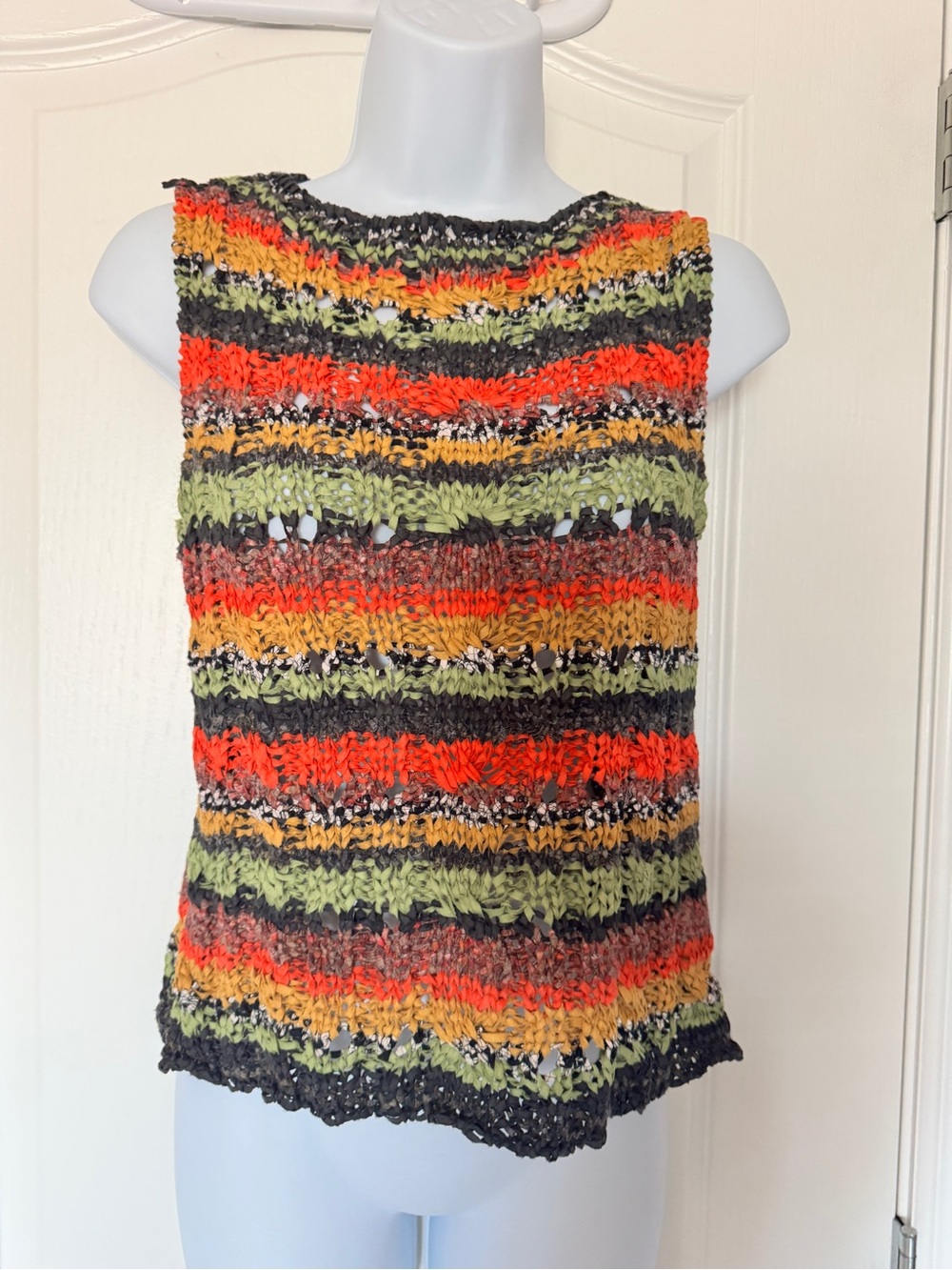 Anthropologie “Audra” Open Knit Sweater Tank – Size Small